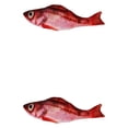 thumbnail image 2 of heritaly NEW Electric Moving Fish Pet Toy Realistic Plush Simulation Wagging Fish Red Rock Fish 2Set, 2 of 6