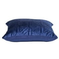 thumbnail image 6 of Parkland Collection Delta Transitional Quilted Blue Throw Pillow, 6 of 7