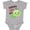 AC-Heather Grey, variant on Grandma Loves Me- Cute Turtle Boys or Girls Baby Bodysuit