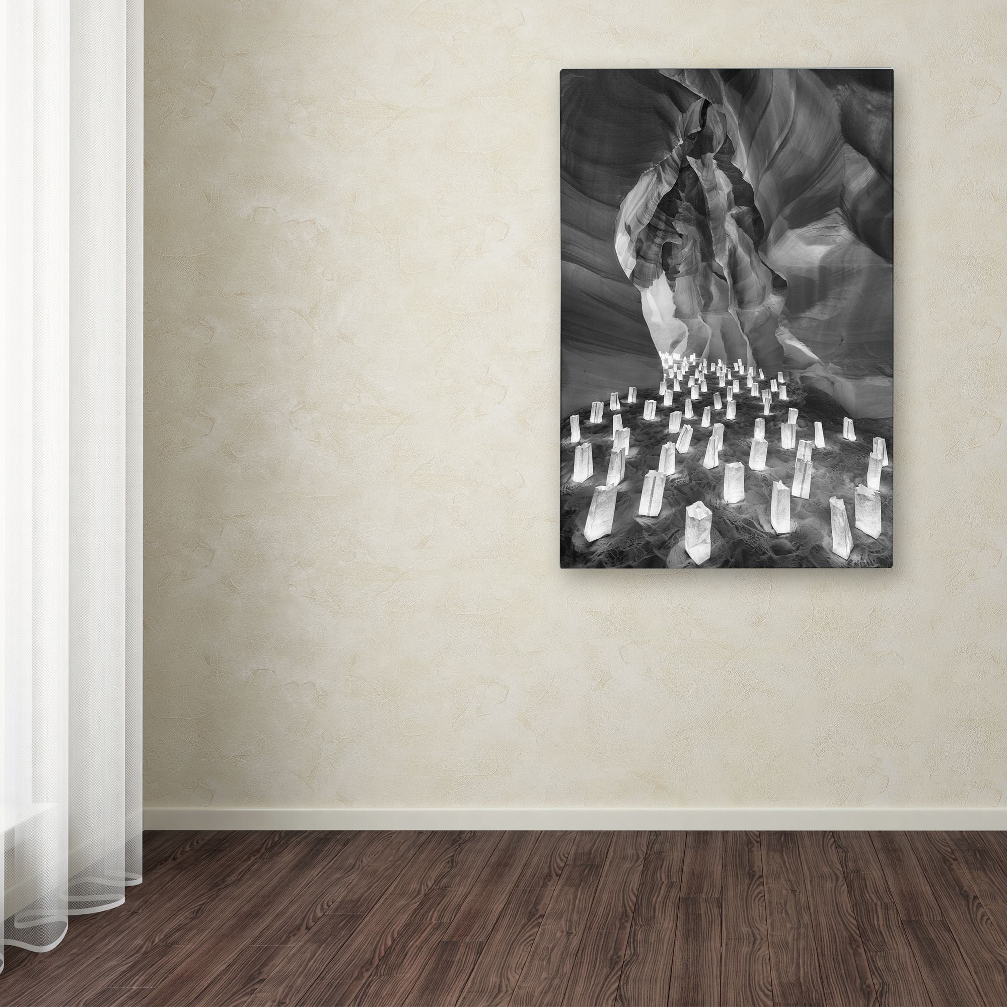Trademark Fine Art "Candle Canyon II" Canvas Art by Moises Levy