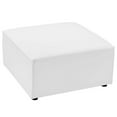 thumbnail image 2 of Modway Saybrook Fabric Upholstered Outdoor Patio Sofa Ottoman in White, 2 of 5