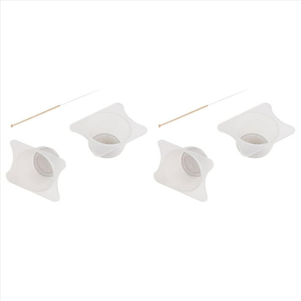 Copa de Filtro para Aerógrafo, 4 Piezas de Copa de Filtro de Pintura Especial para Aerógrafo con Aguja de Pistola Pulverizadora de Aerógrafo de 0,3 mm para Aerógrafo de Pintura