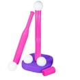 thumbnail image 1 of T- Set for Young Children with Adjustable Batting Tee Stand and Soft Baseballs for Safe Outdoor Play and Skill Development, 1 of 4