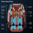 thumbnail image 2 of 4D Massage Chair Full Body, Zero Gravity Massage Chair with Heat and Foot Massage with Airbags, 2 of 14