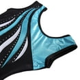 thumbnail image 5 of Topwoner High-quality Sleeveless Romper Radium Highlights Color Matching Body Suit Ballet Gymnastics Dance Practice Clothes For 5-12 Age, 5 of 6