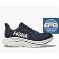 thumbnail image 1 of HOKA CLIFTON 10 "Régulier" 1162030 NWT Marine/blanc Chaussures de Course pour Hommes, 1 of 6