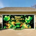 thumbnail image 2 of zhangmingg Festive Garage Banner for Home with Irish Themed Patterns, 2 of 6