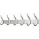 thumbnail image 1 of Perchero de pared con 6 ganchos, perchero de pared de acero inoxidable para colgar toallas (plateado, 6 ganchos), 1 of 5