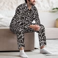 thumbnail image 7 of Pofeuu Hand Drawn Snake Print Men's Long Sleeve Pajama Set Pijamas Para Hombres Pijamas Para Hombres Mens Pajamas Set-Medium, 7 of 7