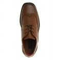 thumbnail image 6 of Josmo Boys Wingtip Oxford Lace Dress Shoes, Color: Tan, Size: 3, 6 of 7