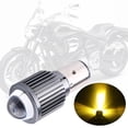 thumbnail image 3 of Bombillas LED Baoblaze para delanteros con lente impermeable BA20D Blanco amarillo, 3 of 8