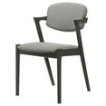 thumbnail image 5 of Stevie Padded Wood Dining Arm Chair Black (Set of 2), 5 of 13
