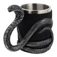 thumbnail image 1 of 1pc Creative Milk Cup Stainless Steel Water Cup Home Drinking Cup (Silver Black), 1 of 8
