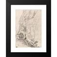 thumbnail image 2 of Richard Wilson 14x18 Black Modern Framed Museum Art Print Titled - Study of an Old Tree; Trunk and Creeper-Covered Roots, 2 of 5
