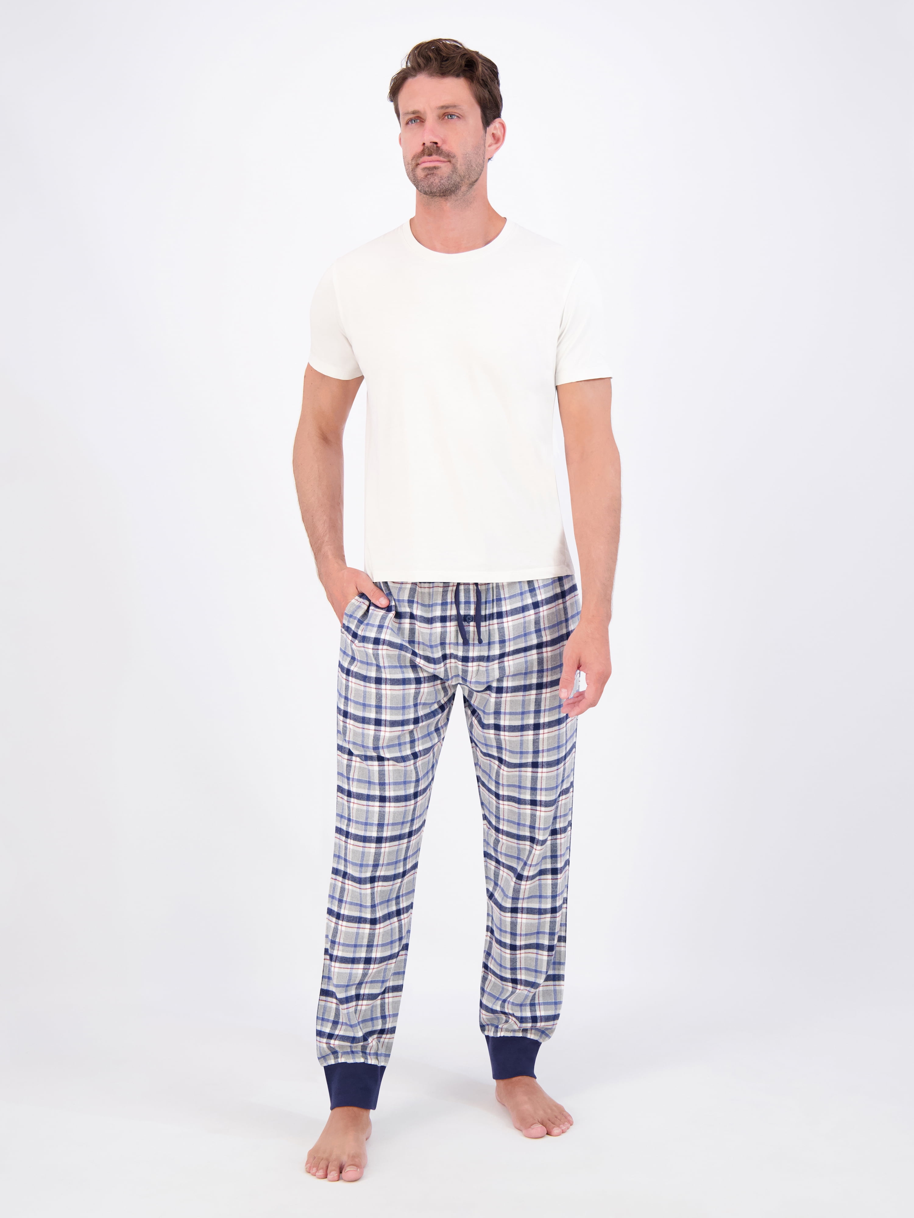 Hanes Originals Men's Soft Flannel Joggers, Sizes S-2XL