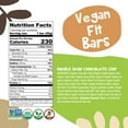 thumbnail image 2 of BHU Foods Fit Vegan Protein Bars - Double Dark Chocolate Chip (12 Bars), 2 of 7