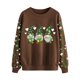 thumbnail image 2 of TaTaai St Patricks Day Sweatshirt Women Shamrock Long Sleeve Shirt Irish Festival Holiday Crewneck Causal Top Gift, 2 of 5