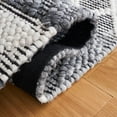 thumbnail image 5 of SAFAVIEH Natura Rebecca Southwestern Runner Rug, Charcoal/Ivory, 2'3" x 9', 5 of 8