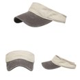 thumbnail image 3 of Xfvqtps Sun Visor Hat for Women Breathable Wide Brim Color Block Sun Protection Foldable Packale Summer Sun Beach Cap, 3 of 4