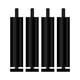 thumbnail image 4 of 4 patas para muebles, patas de sofá, resistentes y resistentes al óxido, patas de repuesto ajustables. negro 25cm, 4 of 9