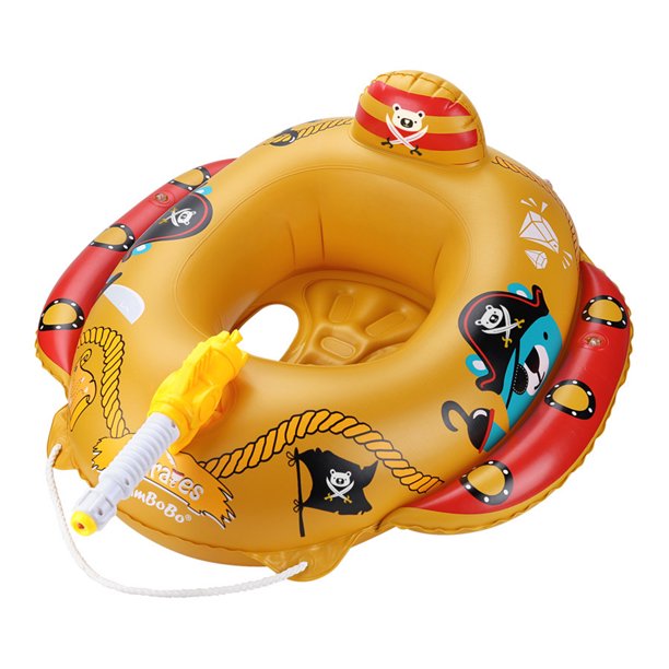 Asiento de cama flotante Sin anillo flotante tóxico Estilo de dibujos animados de PVC engrosado para niño Niño