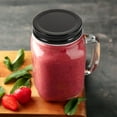thumbnail image 4 of Minkissy 10Pack Home Users Mason Jar Lids Wide Mouth Canning Supplies Black, 4 of 8