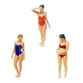 thumbnail image 3 of segolike 1/64 Girl Figures Beach, Swimsuit Woman Model, Realistic Miniature Model, Trains 3pcs, 3 of 9
