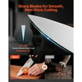 thumbnail image 3 of VEVOR Kitchen Knife Set with Block and Sharpener, 15 Piece High Carbon Stainless Steel Sharp Knife Set, Kitchen Cutlery with Ergonomic Handle, Sharpening Rod and Premium Wooden Block, for Home Cooks, 3 of 9