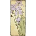 thumbnail image 2 of Hannah Borger Overbeck 10x18 Black Ornate Wood Framed Double Matted Museum Art Print Titled - Iris (circa 1915), 2 of 5