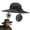 Black, variant on Hat with Fans Solar Power, 2-in-1 Wide Brim Sun Hat, Summer Hats Fishing Essentials for Camping Hiking Beach, Gray