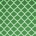 thumbnail image 1 of Ahgly Company Indoor Square Trellis Emerald Green Modern Area Rugs, 4' Square, 1 of 4