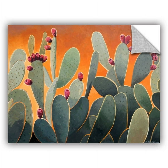 Rick Kersten "Cactus Orange" Removable Wall Art