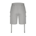 thumbnail image 5 of Mgmyaa Men's Casual Cargo Shorts Classic Drawstring Elastic Waist Summer Work Shorts with Zipper Pockets, 5 of 5