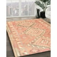 thumbnail image 3 of Ahgly Company Machine Washable Indoor Rectangle Contemporary Mango Orange Area Rugs, 2' x 3', 3 of 7