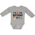 thumbnail image 3 of Inktastic I'm the Birthday Boy Boys Long Sleeve Baby Bodysuit, 3 of 5