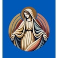 thumbnail image 5 of Virgin Mary  Adult Blue Long Sleeve Hoodie-XXL, 5 of 6
