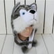 thumbnail image 4 of Cute Funny Fashion Children Kids Cartoon Animal Hat - Gris (Huskie), 4 of 5