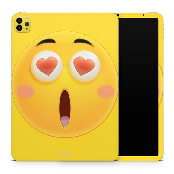 DesignSkinz Heart Eyes Friendly Emoticons Full-Body Skin Decal Wrap Cover for iPad (A1219/A1337)