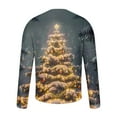thumbnail image 5 of Stamzod Gifts for Christmas Plus Size Men's T-Shirts Men Clothes Long Sleeve Christmas Funny Xmas Print Trendy Shirts Christmas Graphic Tees, 5 of 5