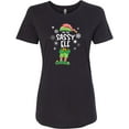 thumbnail image 3 of Inktastic Funny Christmas I'm the Sassy Elf with Shoes and Hat Women's T-Shirt, 3 of 5
