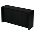 thumbnail image 5 of Elegant Wood Veneer Console Table For Foyer - 31.87in Tall Sophisticated Entryway With Unique Design Black Color, 5 of 5