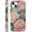 Blue Bow Seashell, variant on Aesthetic Cases for iPhone 13 Pro Max, Blooming Pink Rose Design, Hard Hybrid 2-Layer Protective Cover for Women Girls