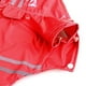 thumbnail image 5 of Chubasquero ligero y reflectante para perros con capucha rojo M, 5 of 6