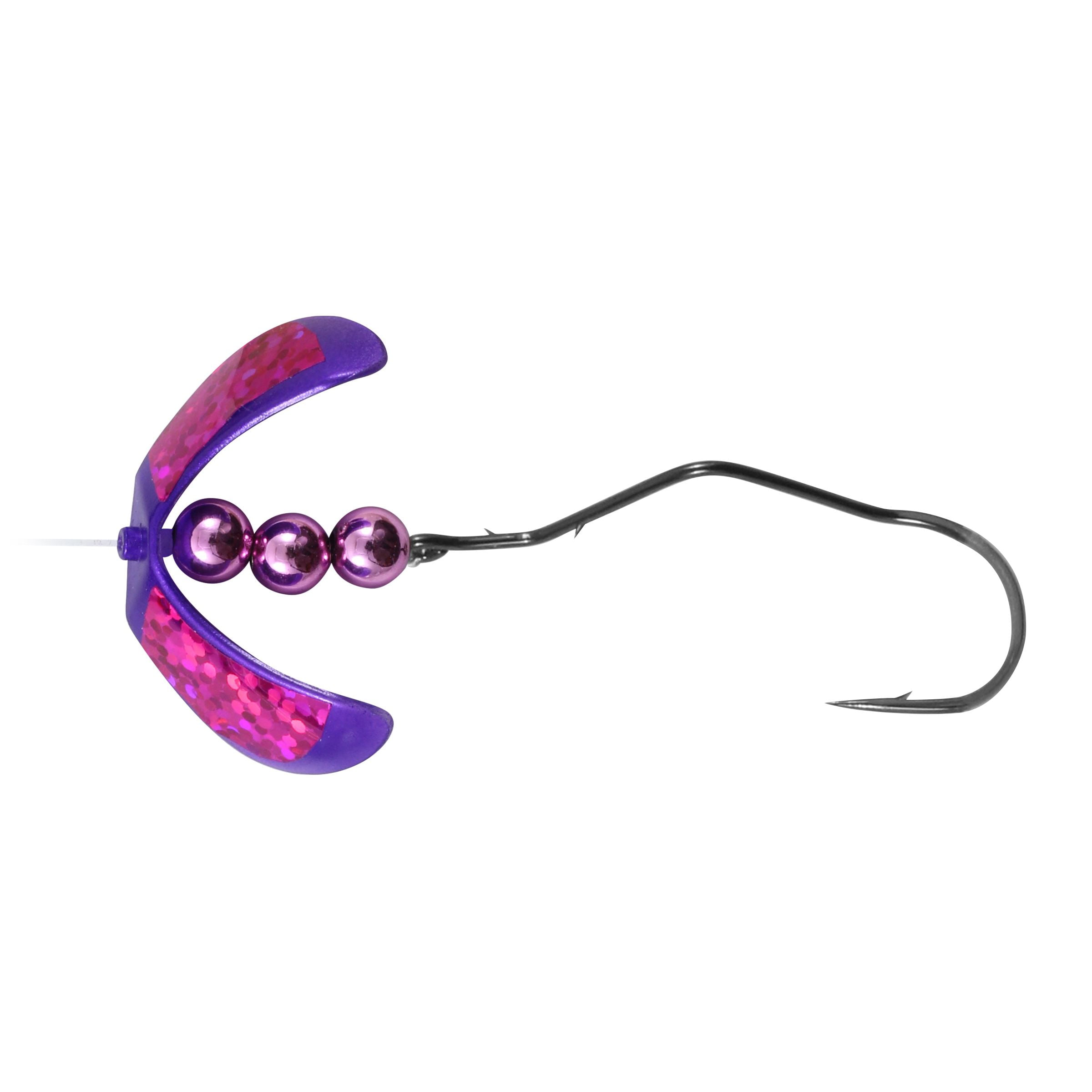 (2 pack) Northland TackleButterfly Blade Super Death Bait, Cisco Purple, 60"