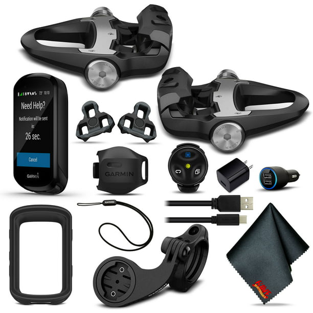 Rally Dual Sensing Power Meter with Garmin Edge 830 GPS Cycling Computer with Mapping and Touchscreen Mountain Bike Bundle, USB Adapters, and 6Ave Cleaning - Walmart.com