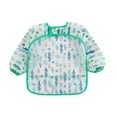 thumbnail image 3 of Toddler Paint Smock Kids Long Sleeve Art Smock Cartoon Print Waterproof Painting Aprons Feeding Bib with Pocket for Boys Girls, 3 of 7
