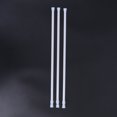 thumbnail image 1 of LOLIPPYY 3 Pcs Tringle de Rideau de Douche en Métal Réglable Blanche Tringle de Tension pour Salle de Bain Installation Facile et Compatible avec le Mur, 1 of 6