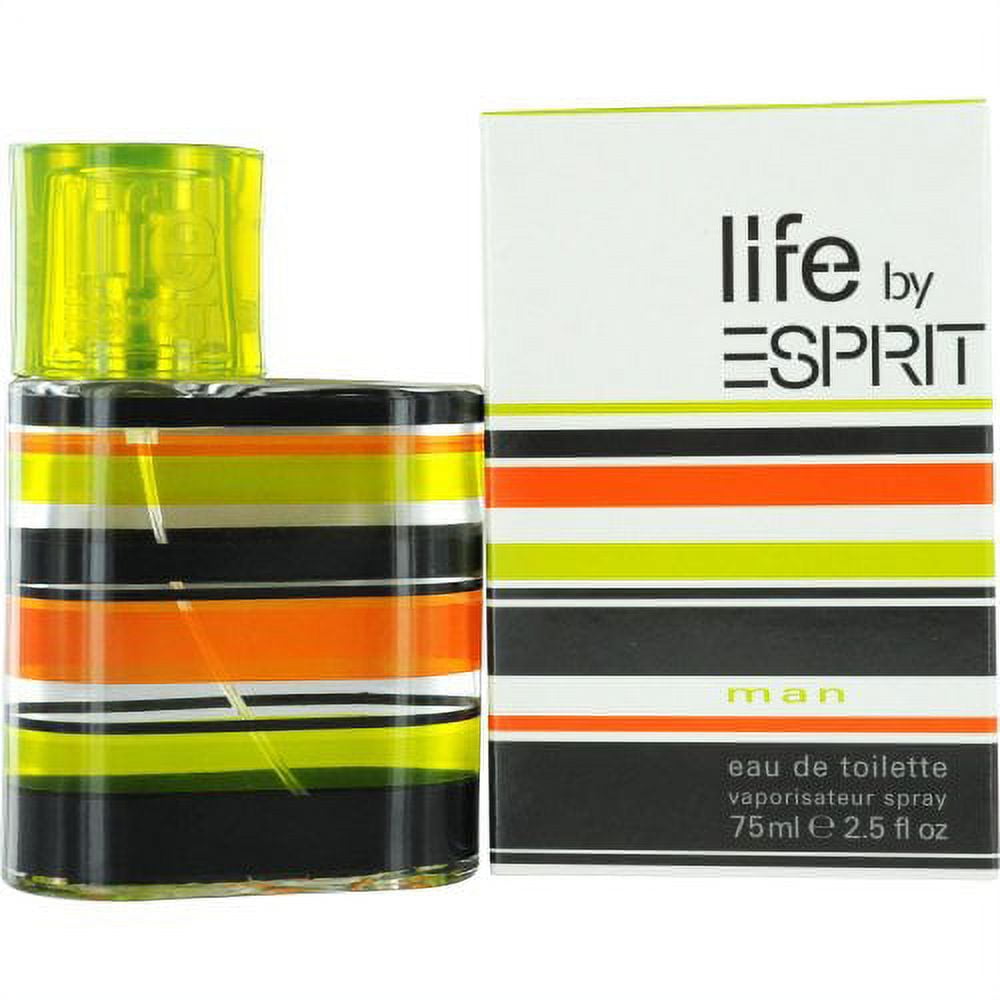 Esprit Life Eau De Ounce Toilette Men, Spray for 2.5