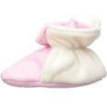 thumbnail image 6 of Hudson Baby Infant and Toddler Girl Cozy Fleece Booties, Light Pink Cream, 18-24 Months, 6 of 9