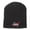 Black, variant on NASA Logo Embroidered Short Beanie - Red OSFM